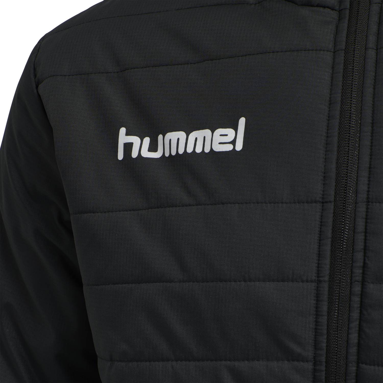 hmlPROMO SHORT BENCH JACKET, BLACK, packshot