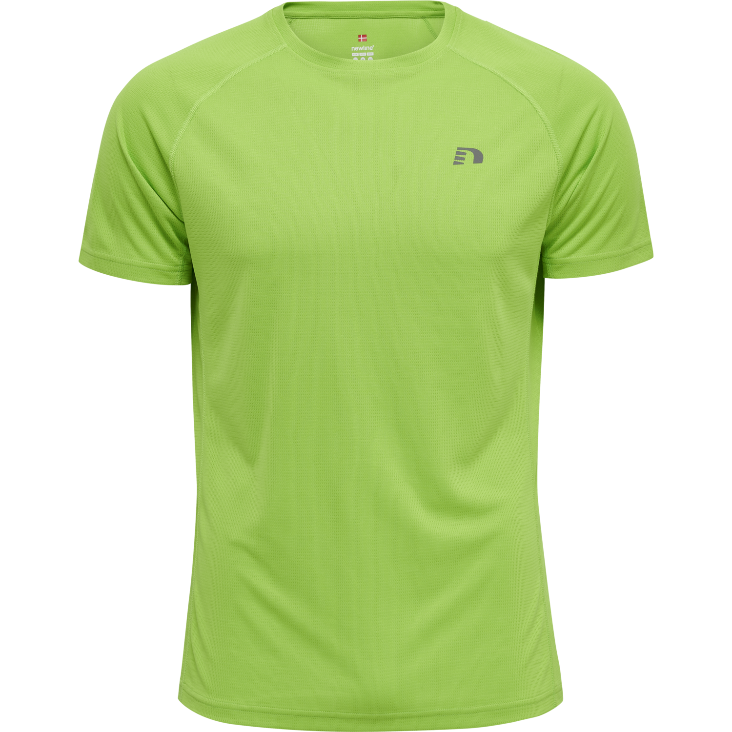 MEN CORE RUNNING T-SHIRT S/S, GREEN FLASH, packshot