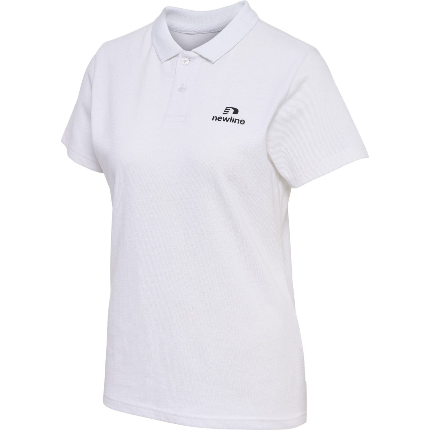 nwlLEA COTTON POLO WOMEN, WHITE, packshot