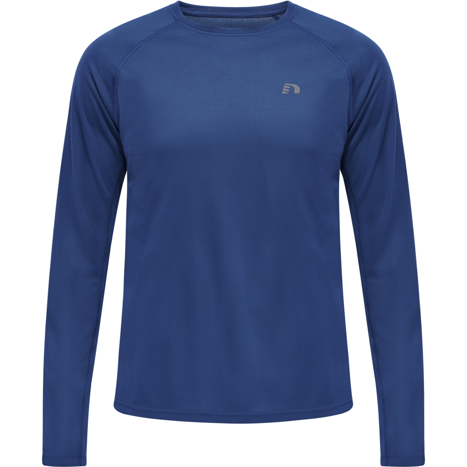 MEN CORE RUNNING T-SHIRT L/S, TRUE BLUE, packshot