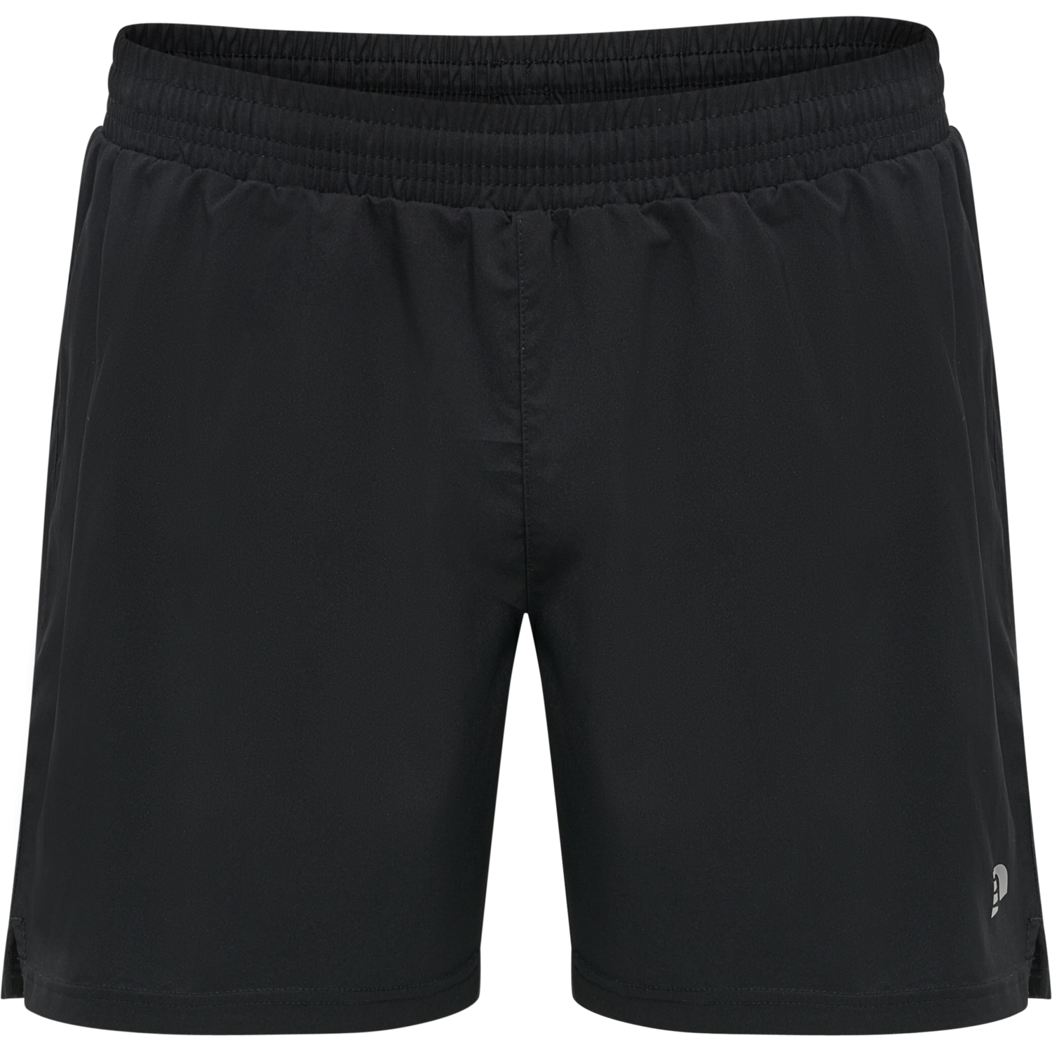 MEN CORE RUNNING SHORTS, BLACK, packshot